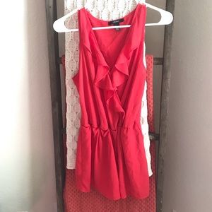 Red Forever 21 Romper